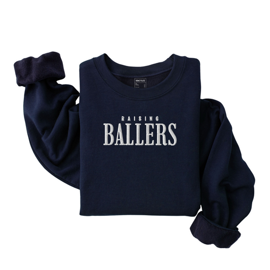 Raising Ballers Embroidered Sweatshirt